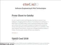 Sites similar to ctor.io