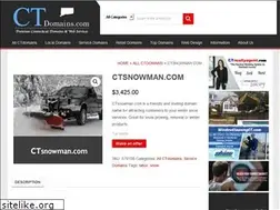 Sites similar to ctsnowman.com