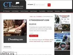 Sites similar to ctwoodshop.com