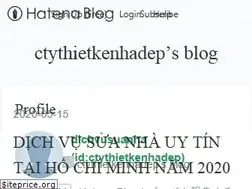 Sites similar to ctythietkenhadep.hatenablog.com