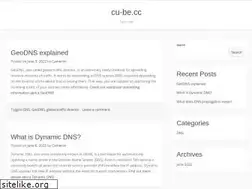 Sites similar to cu-be.cc