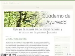 Sites similar to cuadernodeayurveda.wordpress.com