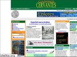 Sites similar to cuadernoscervantes.com