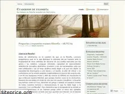Sites similar to cuadernosdefilosofia.wordpress.com