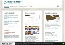 Sites similar to cuandoenelmundo.com