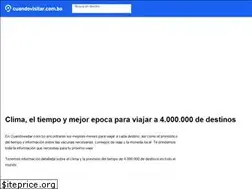 Sites similar to cuandovisitar.com.bo