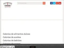 Sites similar to cuantas-calorias.org