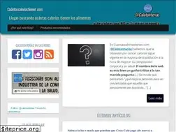 Sites similar to cuantascaloriastienen.com