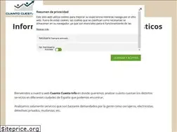 Sites similar to cuantocuestainfo.es