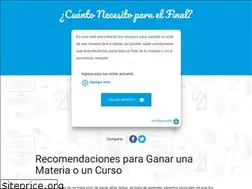 Sites similar to cuantonecesitoparaelfinal.com
