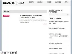 Sites similar to cuantopesa.info