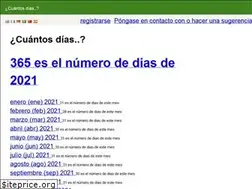 Sites similar to cuantosdias.es