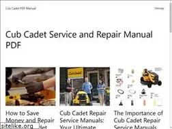 Sites similar to cub-cadet-pdf.com
