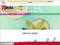 Sites similar to cubana.co.uk