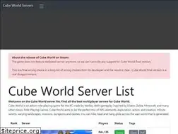 Sites similar to cubeworld-servers.com
