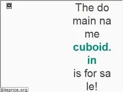 Sites similar to cuboid.in