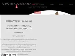Sites similar to cucinacabanaristorante.com
