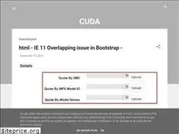 Sites similar to cudacode1121.blogspot.com