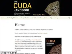 Sites similar to cudahandbook.com