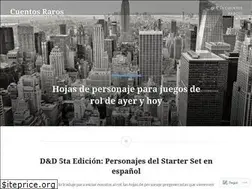 Sites similar to cuentosraros.wordpress.com