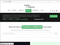 Sites similar to cuerdasyalabanzas.org