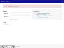 Sites similar to cuhkmedic.org