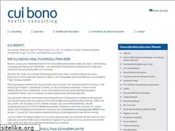 Sites similar to cuibono-healthconsulting.com