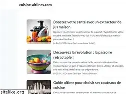 Sites similar to cuisine-airlines.com