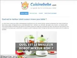 Sites similar to cuisinebebe.com