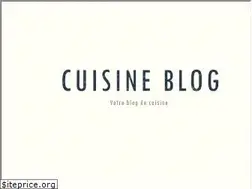 Sites similar to cuisineblog.fr