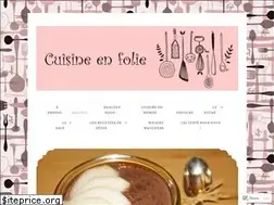 Sites similar to cuisineenfolie.com