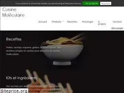 Sites similar to cuisinemoleculaire.com