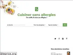 Sites similar to cuisinersansallergies.fr