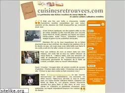 Sites similar to cuisinesretrouvees.com