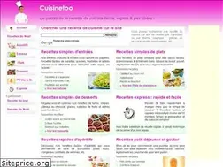 Sites similar to cuisinetoo.com