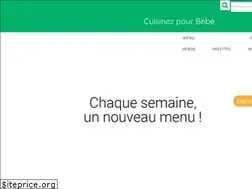 Sites similar to cuisinez-pour-bebe.fr