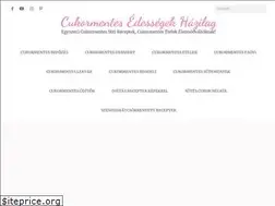 Sites similar to cukormentes-edessegek.hu