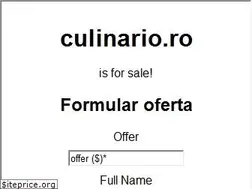 Sites similar to culinario.ro
