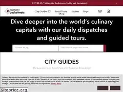Sites similar to culinarybackstreets.com