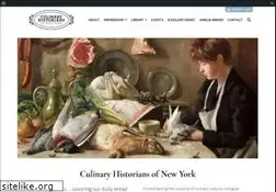Sites similar to culinaryhistoriansny.org
