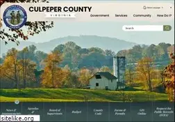 Sites similar to culpepercounty.gov