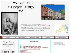 Sites similar to culpeperhistory.info