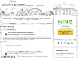Sites similar to cultivate.ning.com