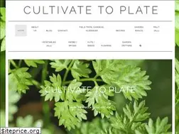 Sites similar to cultivatetoplate.com