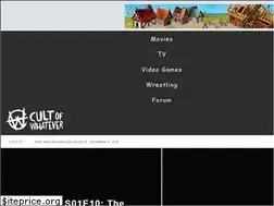 Sites similar to cultofwhatever.com