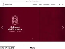 Sites similar to cultura.michoacan.gob.mx