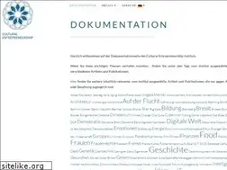 Sites similar to cultural-entrepreneurship.de