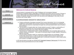 Sites similar to cultural-science.org