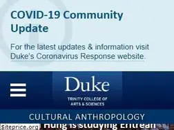 Sites similar to culturalanthropology.duke.edu