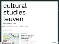 Sites similar to culturalstudiesleuven.net